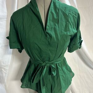 Elegant Green Women's Top